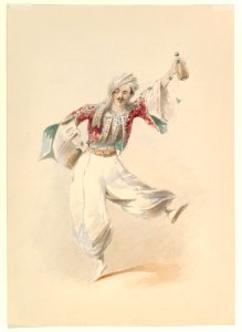 Costume Study for Pedrillo in the "Abduction from the Seraglio" by W.A. Mozart MET DP830241