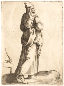 Costume Plate- Peasant Woman from Spain MET DP163376