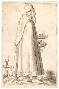 Costume Plate- Bearded Man from Spain MET DP163379