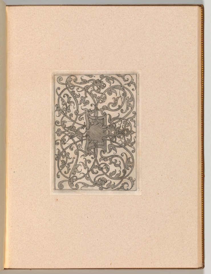 Copies after the 'Livre contenant passement de moresques' (plate 4) MET DP703525