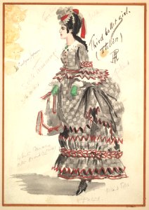 Costume Design for 'Third Ballet Girl (Italian)' MET DP825259