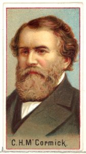 Cyrus Hall McCormick, printer's sample for the World's Inventors souvenir album (A25) for Allen & Ginter Cigarettes MET DP838840