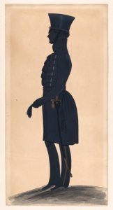 Colonel H.J. Daniell, full length to the left Met DP887385