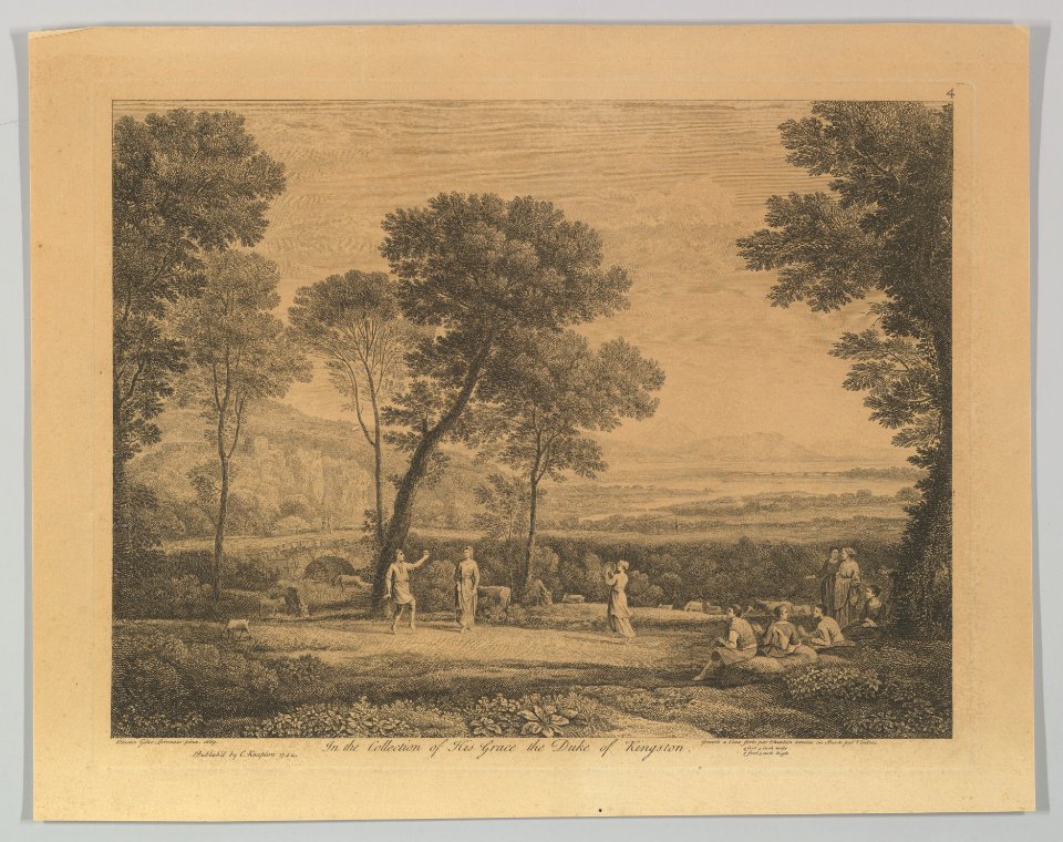 Dance Under the Trees (Landscape with Rural Dance) MET DP819607