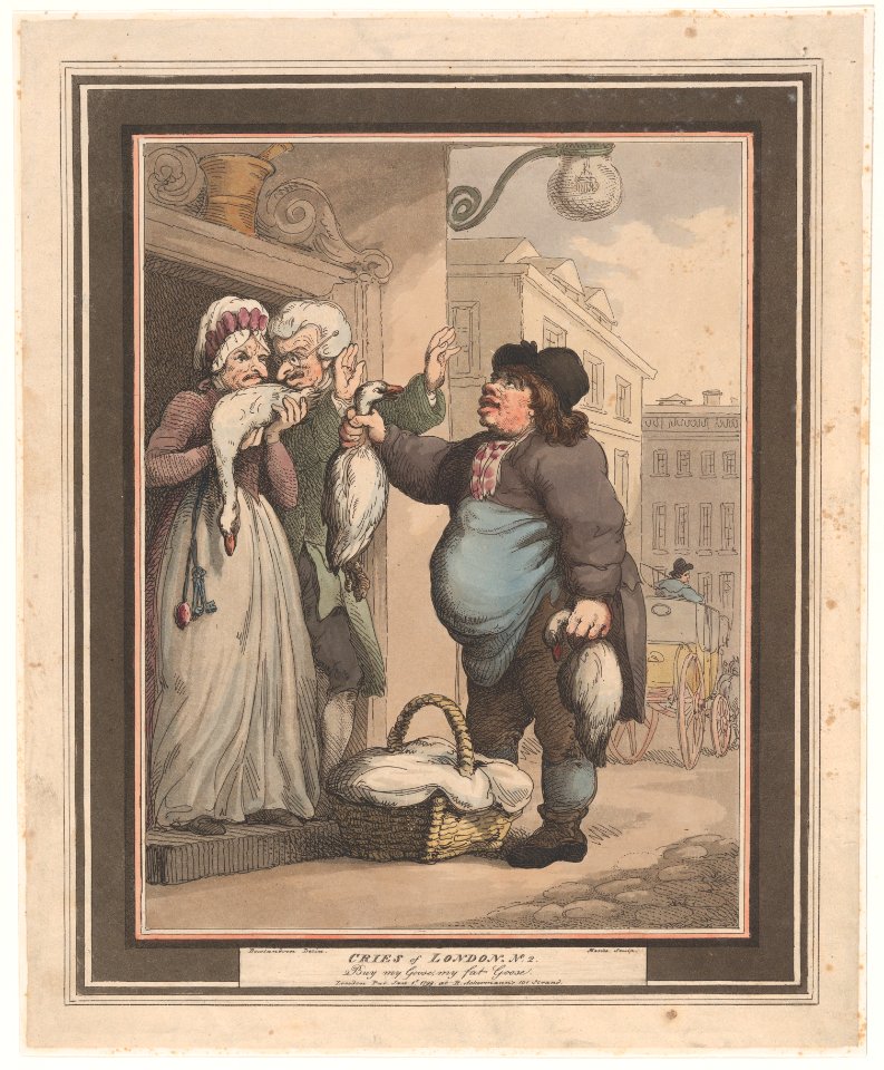 Cries of London, No. 2- Buy my Goose, my fat Goose MET DP872197