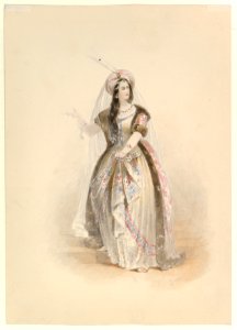 Costume Study for Konstanze in the "Abduction from the Seraglio" by W.A. Mozart MET DP830250