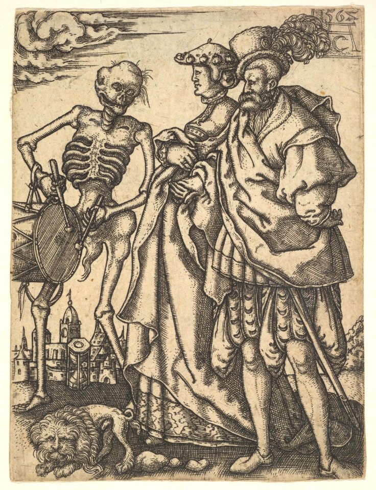 Couple and Death with a Drum, from The Dance of Death MET DP828531