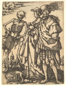 Couple and Death with a Drum, from The Dance of Death MET DP828531