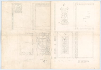 Cover Designs for the Elizabethan Edition of Shakespeare's Works, published by Thomas Y. Crowell MET DP860129