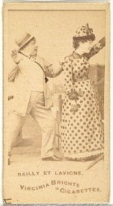 Dailly et Lavigne, from the Actors and Actresses series (N45, Type 1) for Virginia Brights Cigarettes MET DP829408