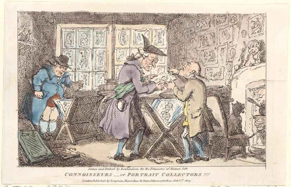 Connoisseurs–or Portrait Collectors Met DP885265