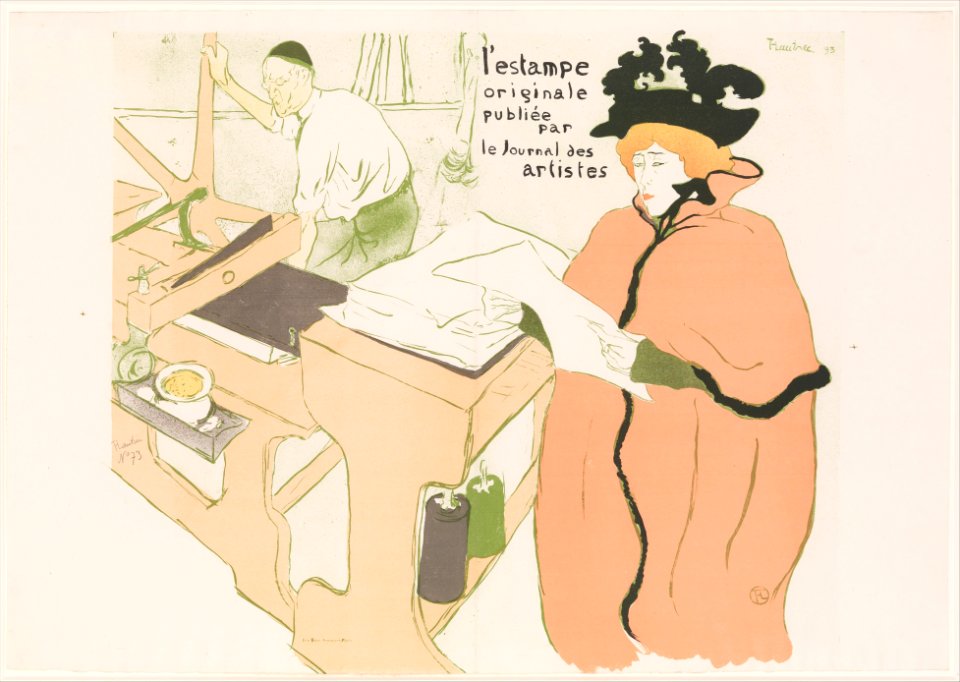 Cover for L'Estampe originale, Album I, publiée par les Journal des Artistes MET DP302402