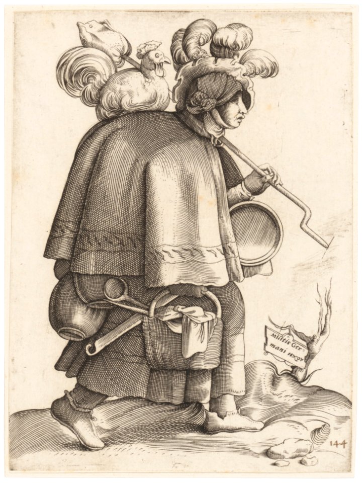 Costume Plate- Wife of a Warrior from Germany MET DP163366