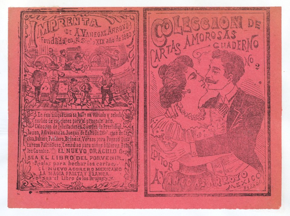 Cover for 'Coleccion de Cartas Amorosas Cuaderno No. 2', a couple embracing MET DP868380