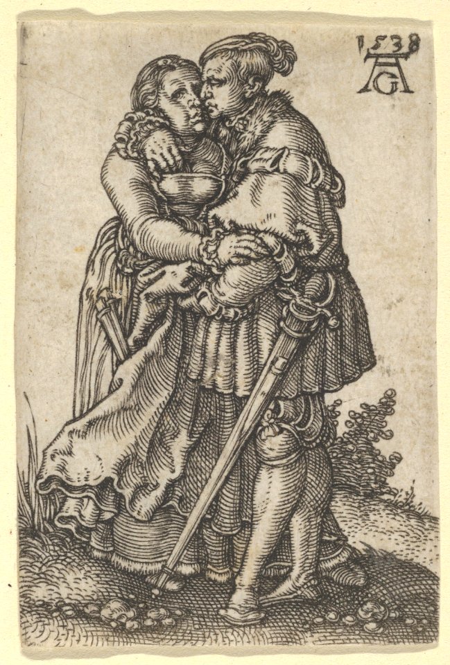 Couple Embracing, from The Small Wedding Dancers MET DP836722