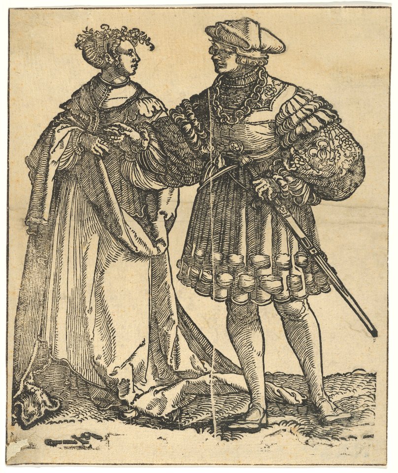 Couple Walking to the Left (III), from The Wedding Dancers (restrike) MET DP849321