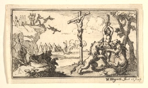 Crucifixion, etc. (John Beaver, Roman Military Punishments, 1725) MET DP824589