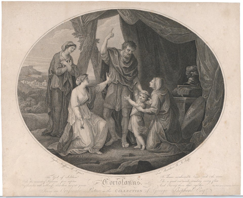 Coriolanus- "The God of Soldiers, to shame invulnerable..." (Shakespeare, Coriolanus, Act 5) MET DP860142