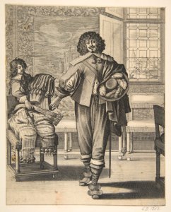 Courtier Following Edict Against Superfluity in Dress (Le Courtisan suivant le dernier édit) MET DP818124