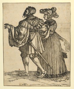 Couple Walking to the Left (VI), from The Wedding Dancers (restrike) MET DP849306