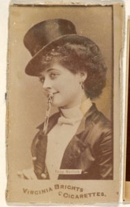 Daisy Murdoch, from the Actors and Actresses series (N45, Type 1) for Virginia Brights Cigarettes MET DP830495