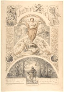 Cover design for the 'Illustrirte Zeitung' MET DP800158