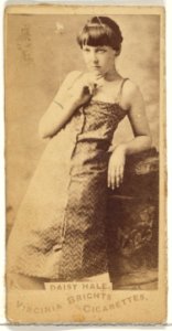 Daisy Hale, from the Actors and Actresses series (N45, Type 1) for Virginia Brights Cigarettes MET DP829530