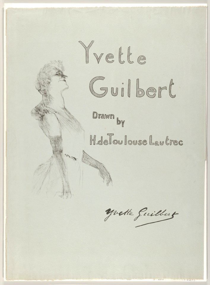 Cover - Yvette Guilbert MET DP835707