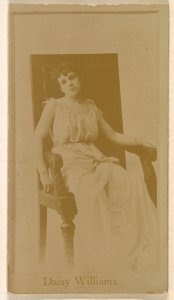 Daisy Williams, from the Actresses series (N245) issued by Kinney Brothers to promote Sweet Caporal Cigarettes MET DP859912