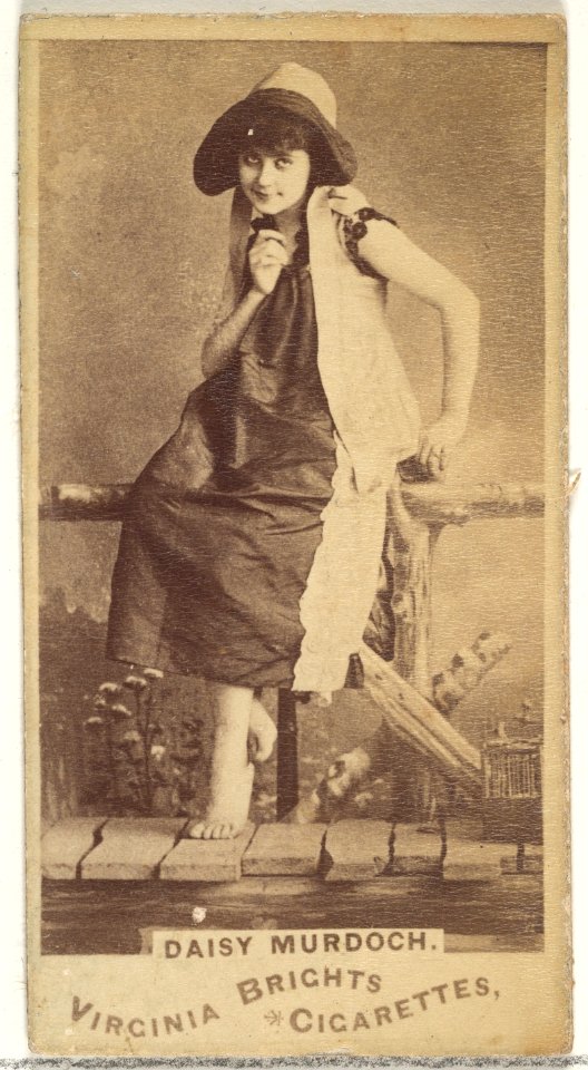 Daisy Murdoch, from the Actors and Actresses series (N45, Type 1) for Virginia Brights Cigarettes MET DP829940