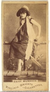 Daisy Murdoch, from the Actors and Actresses series (N45, Type 1) for Virginia Brights Cigarettes MET DP829940
