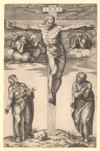 Crucifixion, after Michelangelo MET DP227077