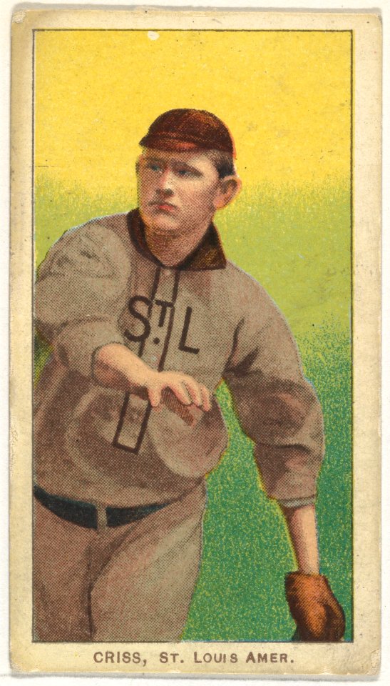 Criss, St. Louis, American League, from the White Border series (T206) for the American Tobacco Company MET DP843215