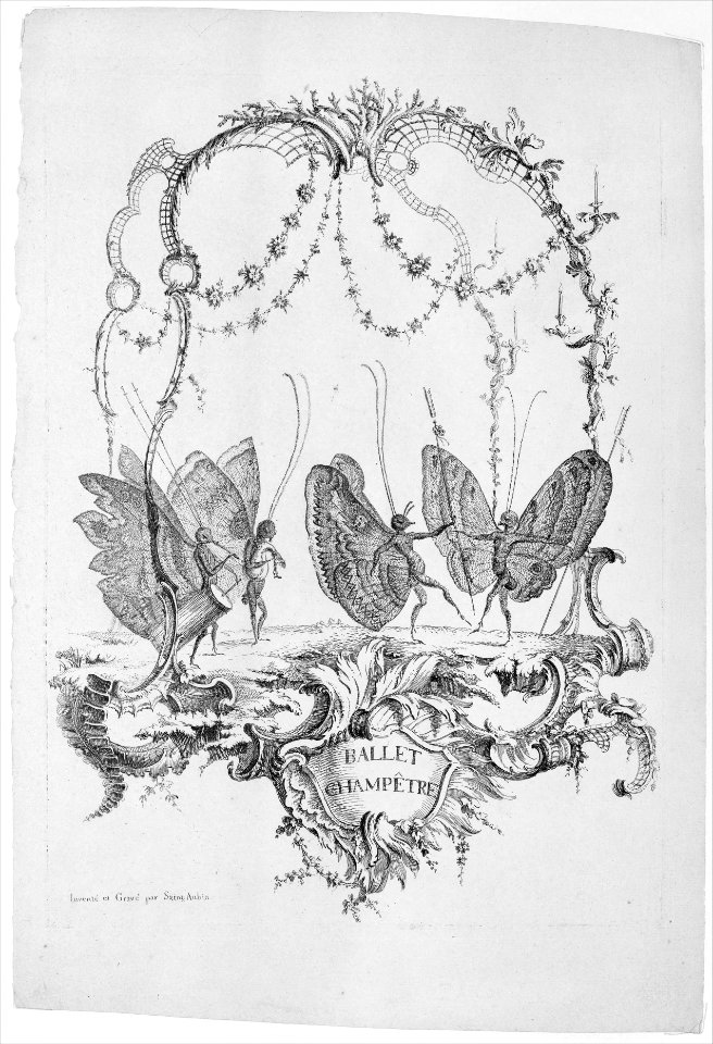 Country Ballet (Ballet Champêtre), from Essai de Papilloneries Humaines par Saint Aubin MET MM73199