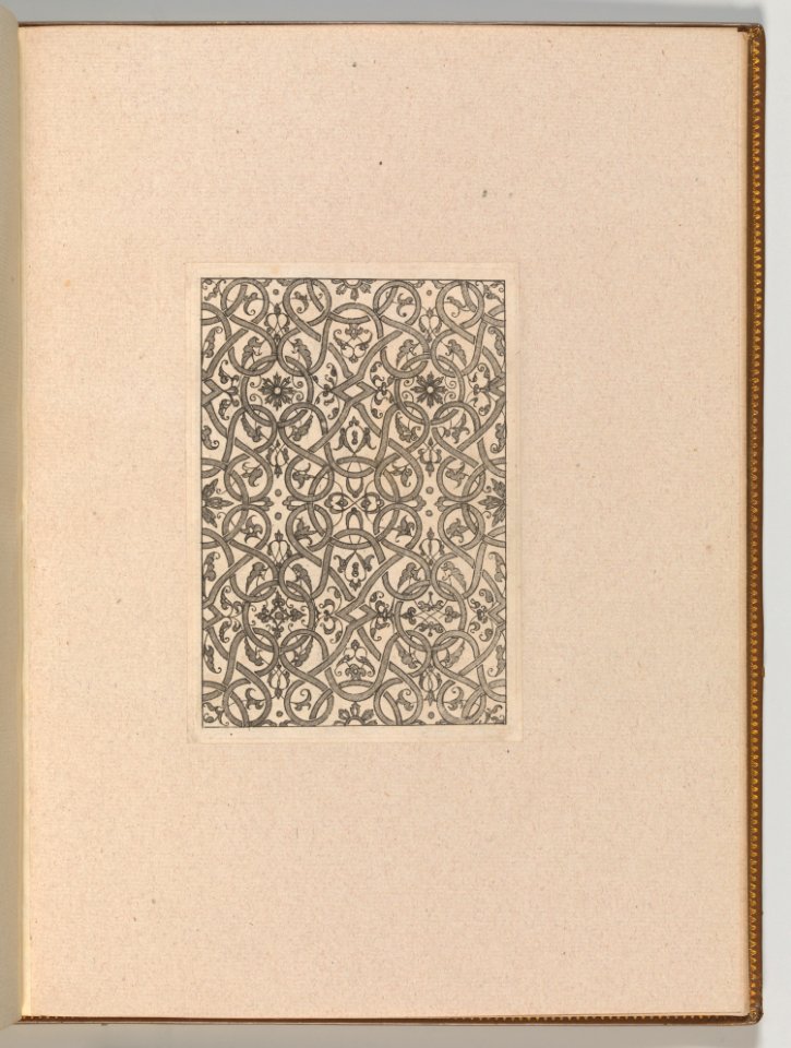 Copies after the 'Livre contenant passement de moresques' (plate 19) MET DP703540
