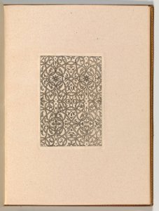 Copies after the 'Livre contenant passement de moresques' (plate 19) MET DP703540