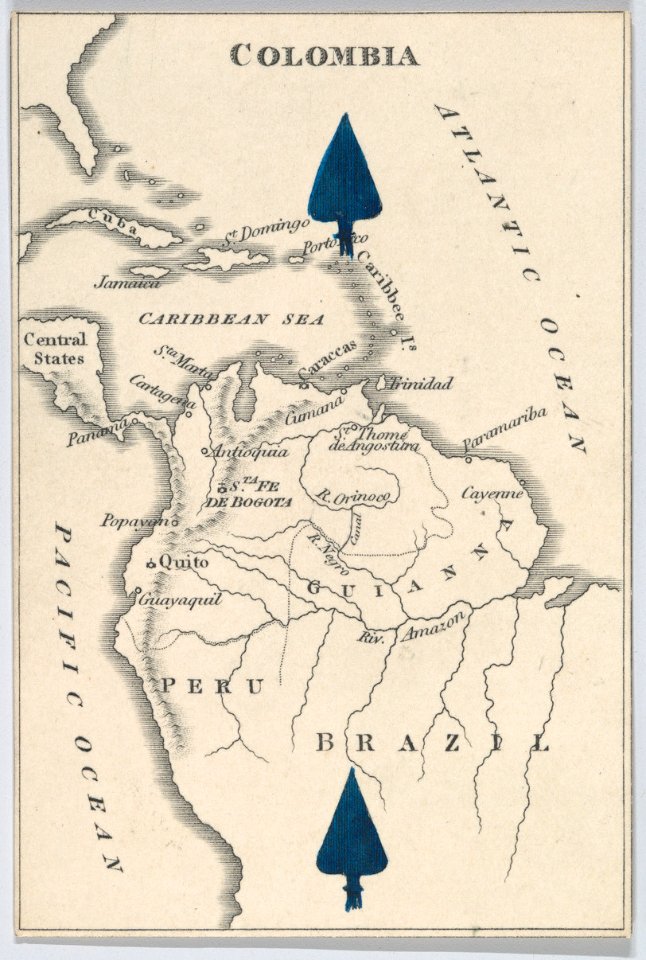 Colombia from Court Game of Geography MET DP862921