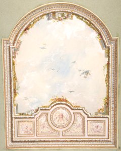 Deign for a ceiling a a trompe l'oeil sky MET DP811669