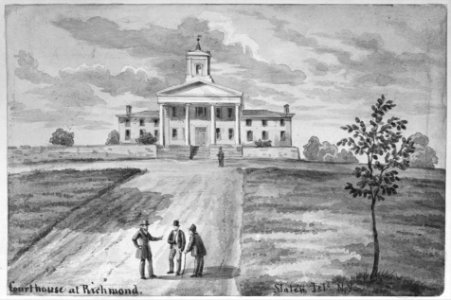 Courthouse at Richmond, Staten Island, New York MET MM72489