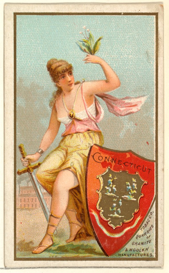 Connecticut, from the Industries of States series (N117) issued by Duke Sons & Co. to promote Honest Long Cut Tobacco MET DPB873643