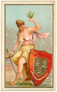 Connecticut, from the Industries of States series (N117) issued by Duke Sons & Co. to promote Honest Long Cut Tobacco MET DPB873643