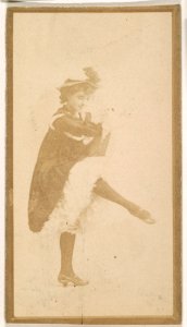 Dancer, from the Actresses series (N664) promoting Old Fashion Fine Cut Tobacco MET DPB869777