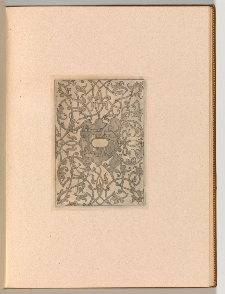 Copies after the 'Livre contenant passement de moresques' (plate 5) MET DP703526