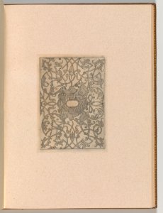 Copies after the 'Livre contenant passement de moresques' (plate 5) MET DP703526