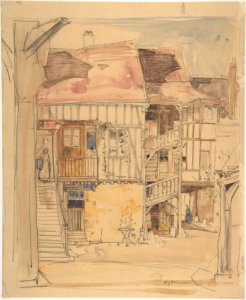 Courtyard, Blois MET DP800908
