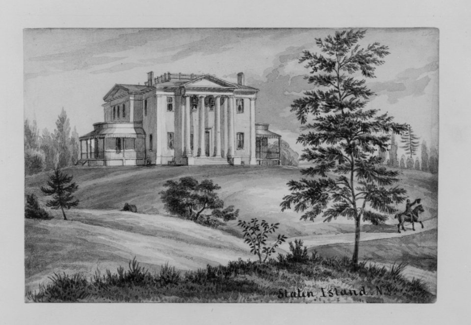 Colonial Mansion on Staten Island, New York MET 192823