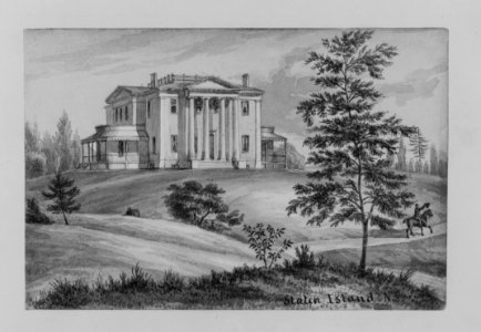 Colonial Mansion on Staten Island, New York MET 192823