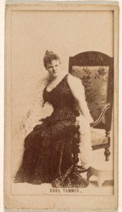 Cora Tanner, from the Actresses series (N245) issued by Kinney Brothers to promote Sweet Caporal Cigarettes MET DP859694