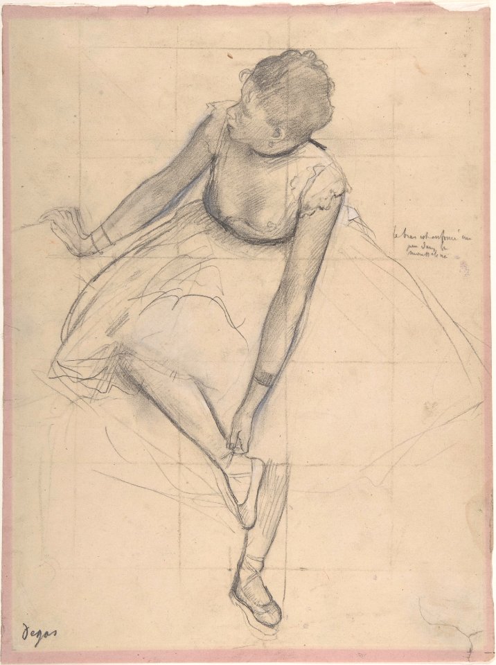 Dancer Adjusting Her Slipper MET DP805819