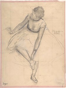 Dancer Adjusting Her Slipper MET DP805819